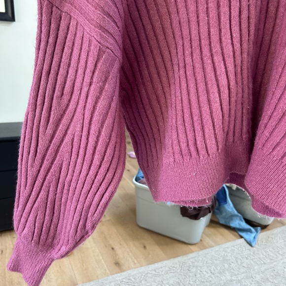 Sophie Rue Ribbed Knit Sweater in Pink - Picture 4 of 6
